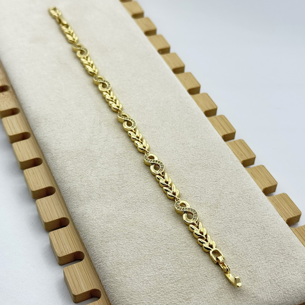 Bratara placata cu aur 18k