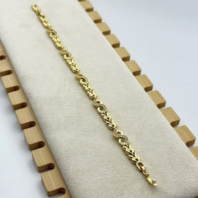 Bratara placata cu aur 18k