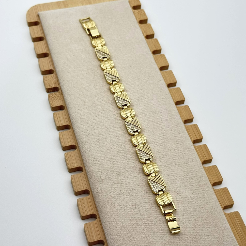 Bratara placata cu aur 18k