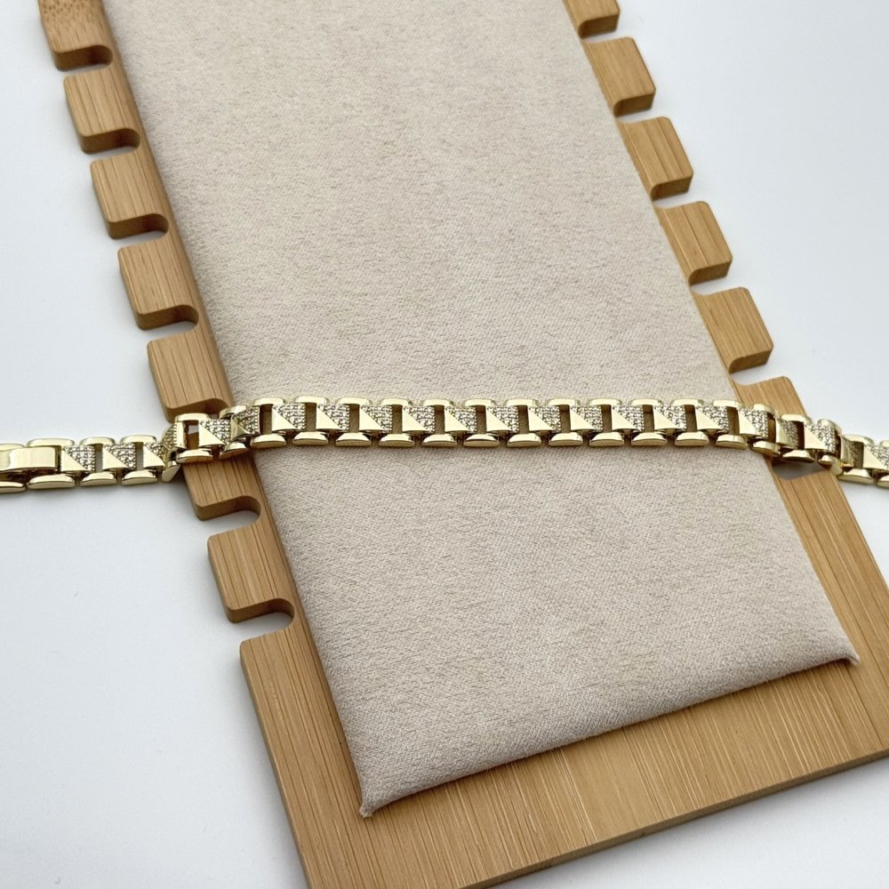 Bratara placata cu aur 18k