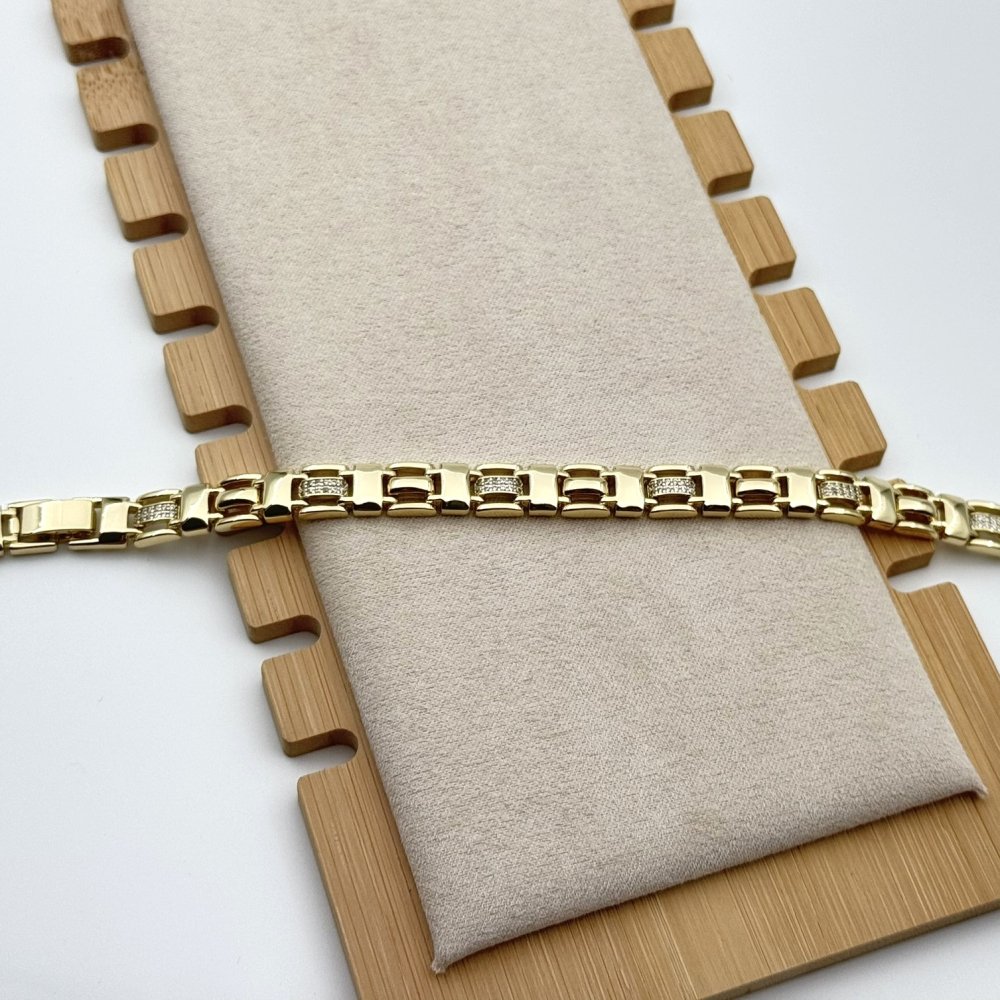 Bratara placata cu aur 18k