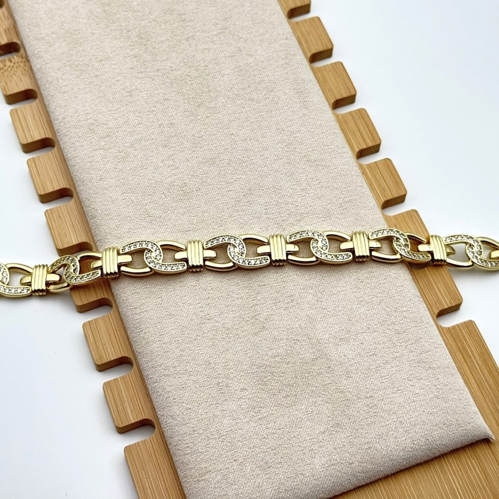Bratara placata cu aur 18k