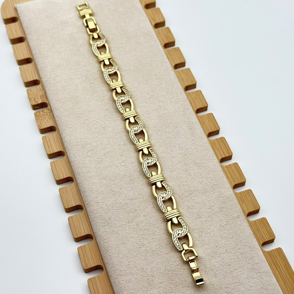 Bratara placata cu aur 18k