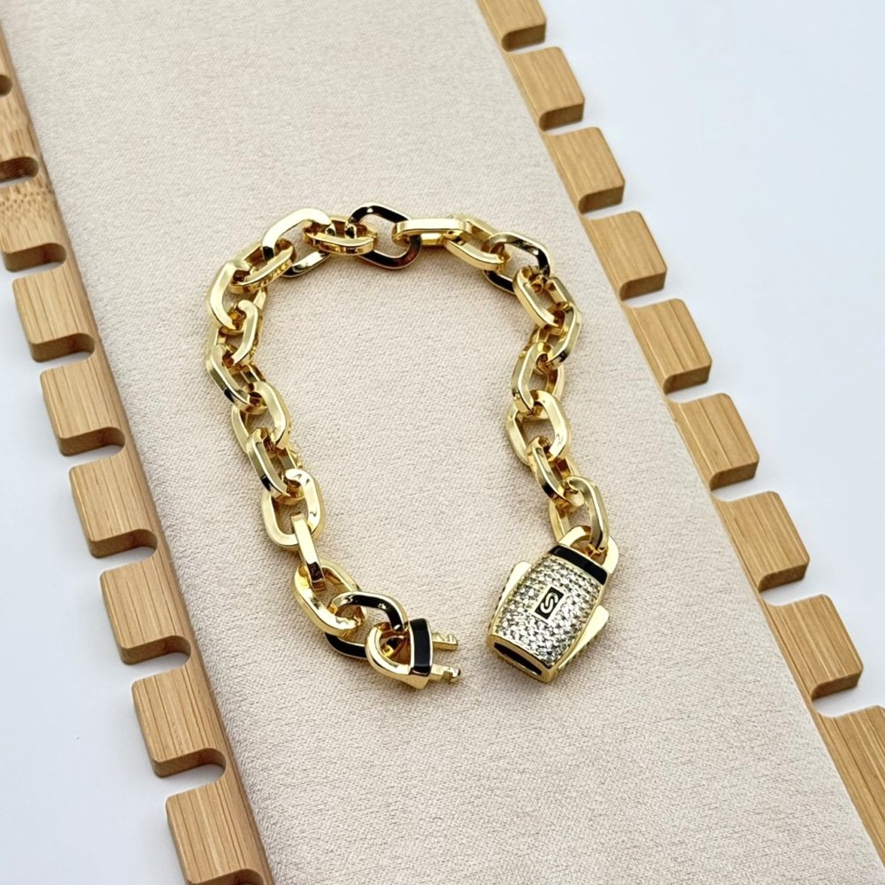 Bratara placata cu aur 18k Bratara placata cu aur 18k