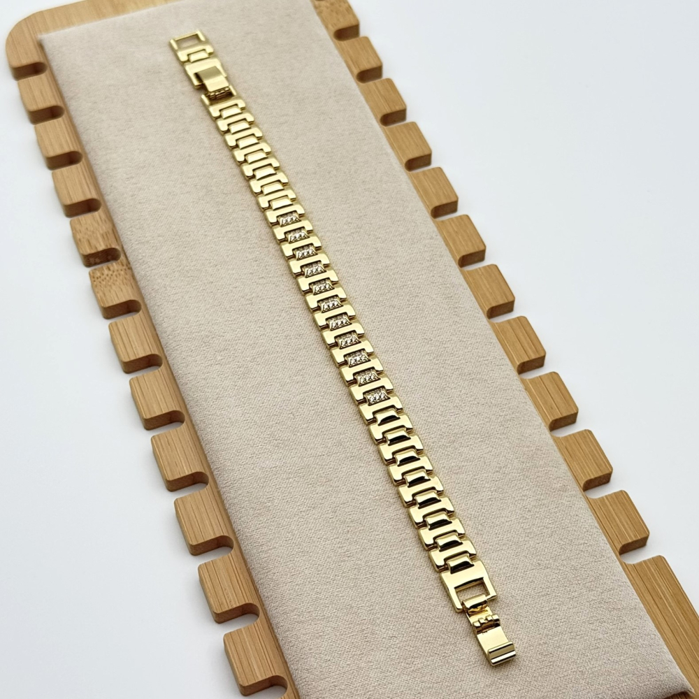 Bratara placata cu aur 18k