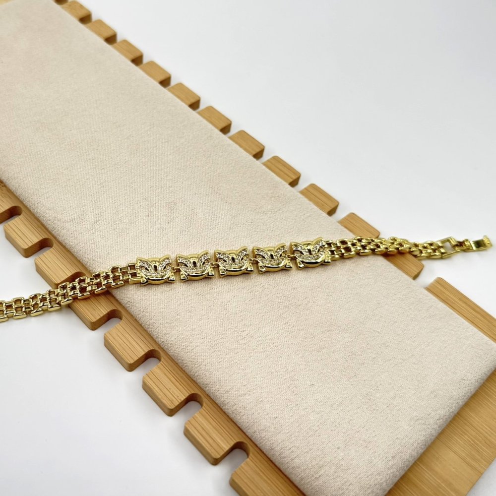 Bratara placata cu aur 18k
