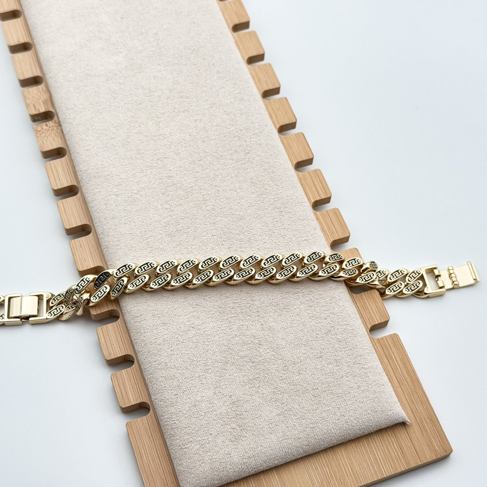 Bratara placata cu aur 18k