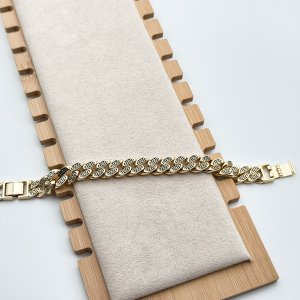 Bratara placata cu aur 18k