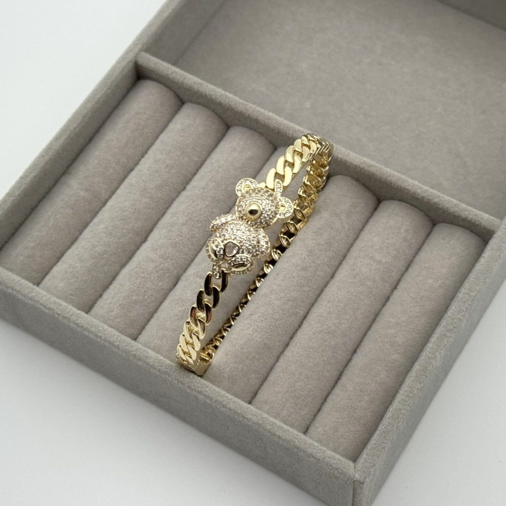 Bratara placata cu aur 18k