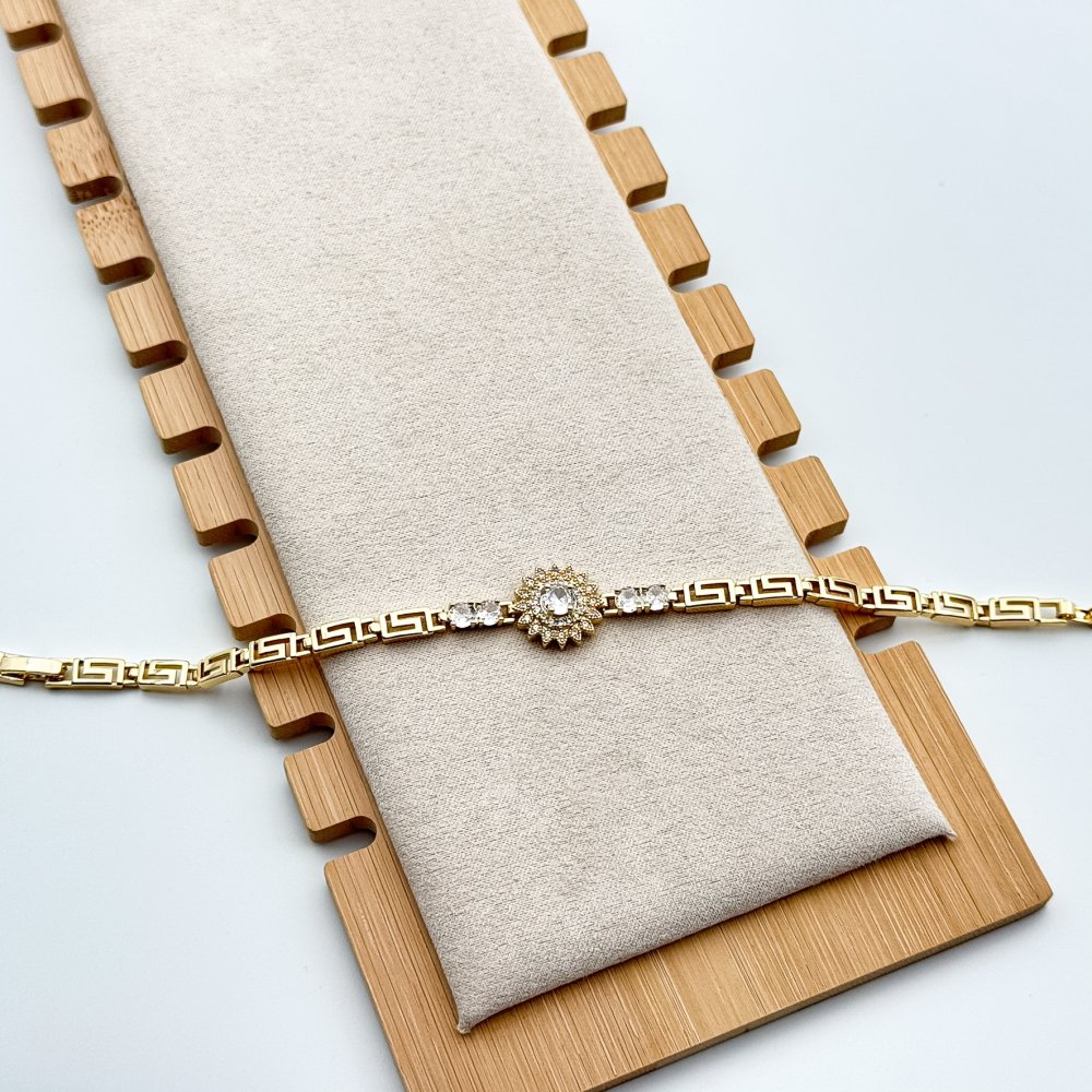 Bratara placata cu aur 18k