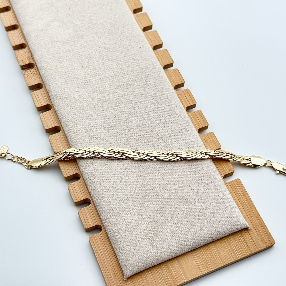 Bratara placata cu aur 18k