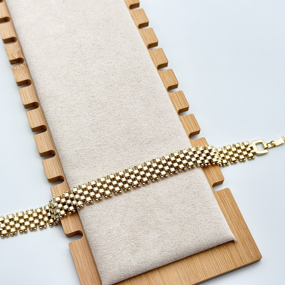 Bratara placata cu aur 18k Bratara placata cu aur 18k