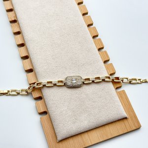 Bratara placata cu aur 18k