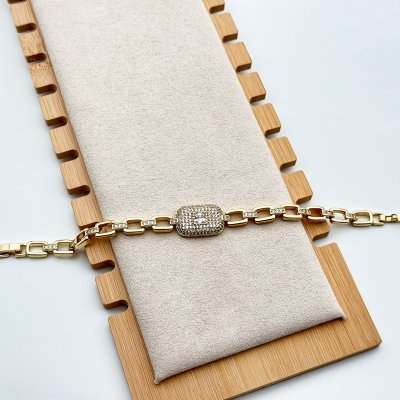 Bratara placata cu aur 18k