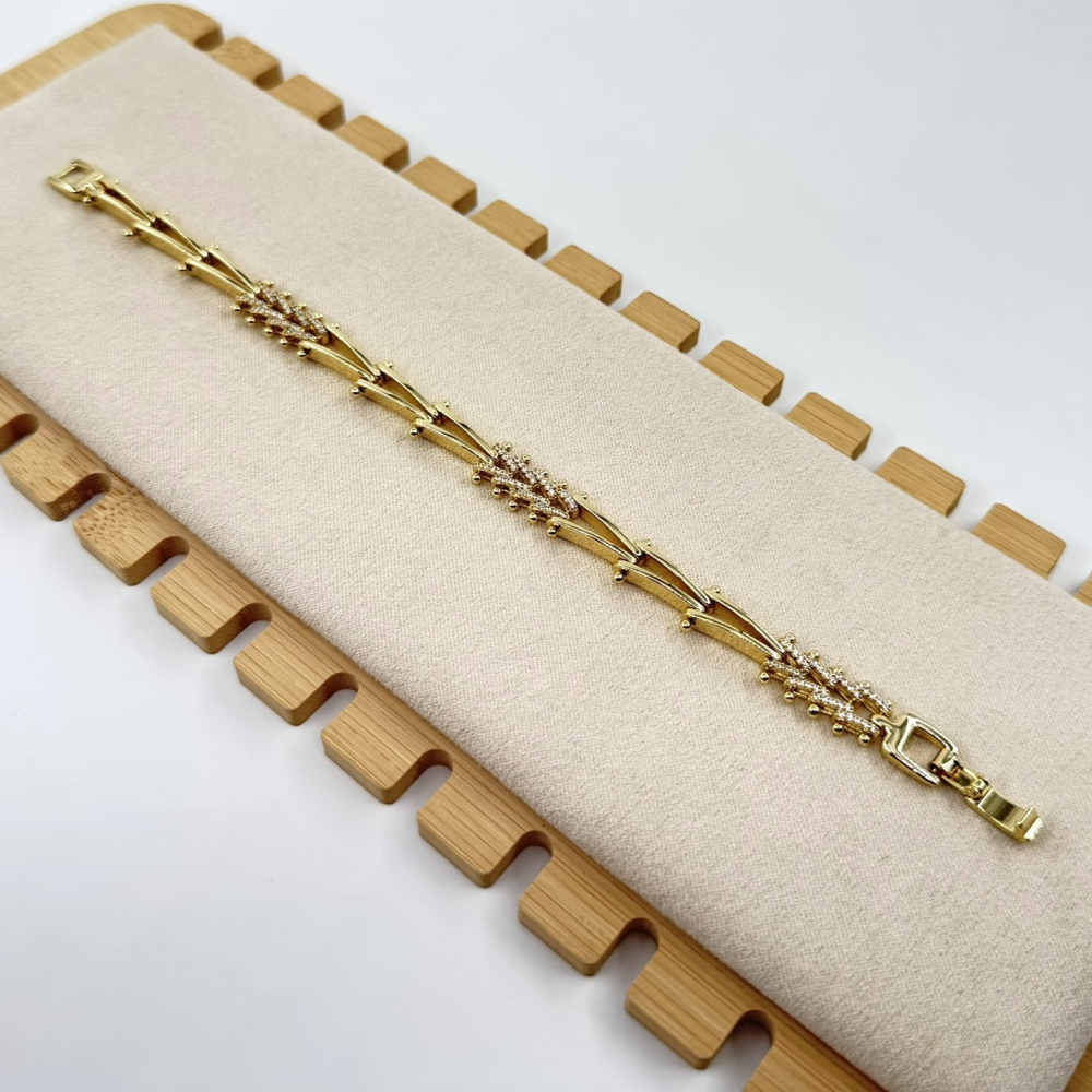 Bratara placata cu aur 18k