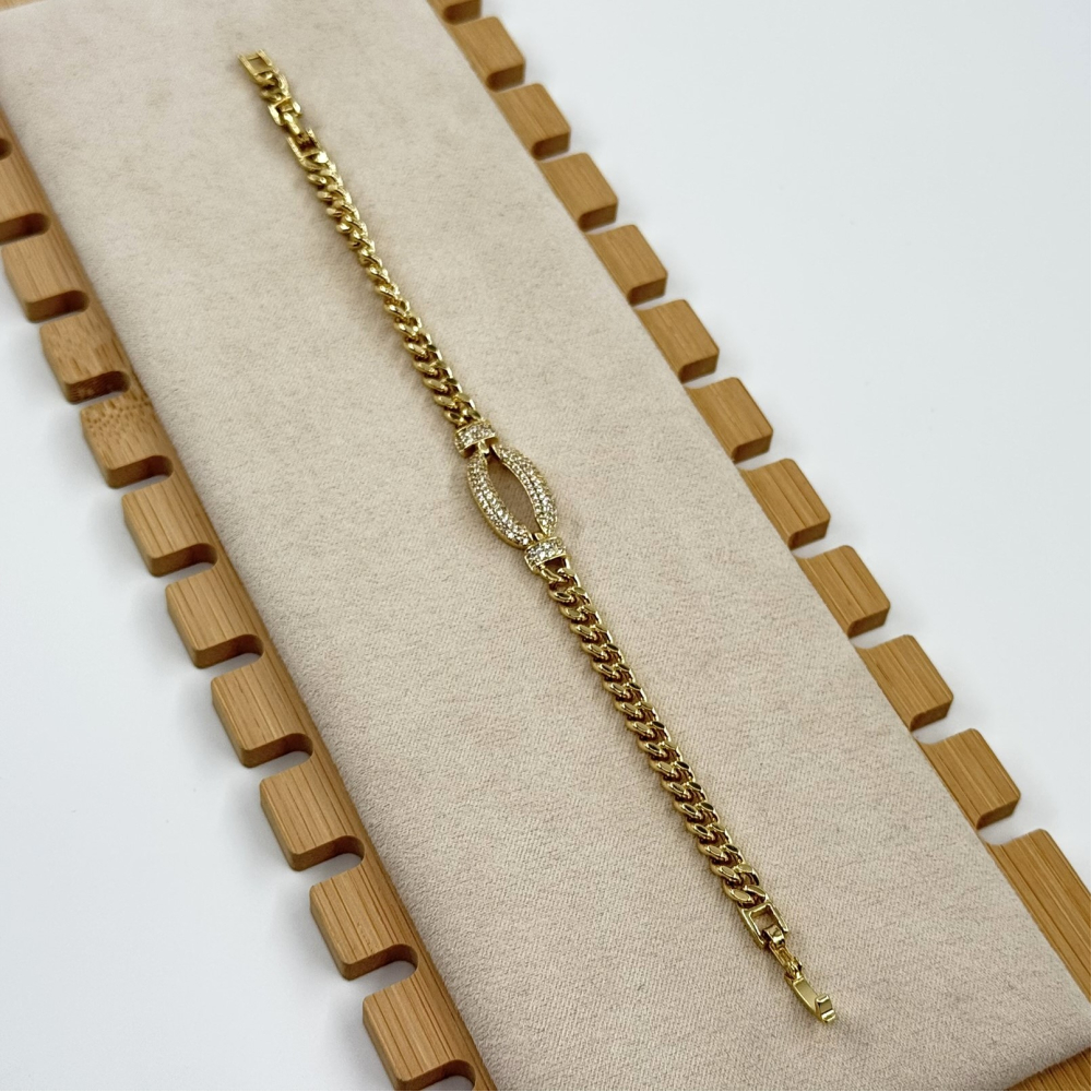 Bratara placata cu aur 18k Bratara placata cu aur 18k