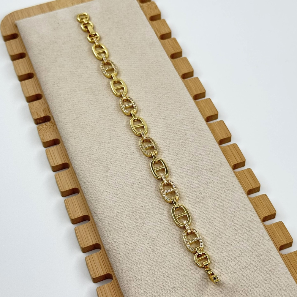 Bratara placata cu aur 18k
