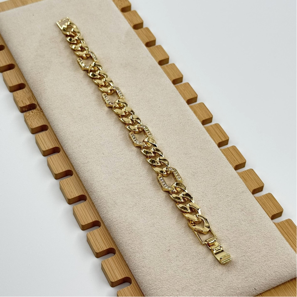 Bratara placata cu aur 18k