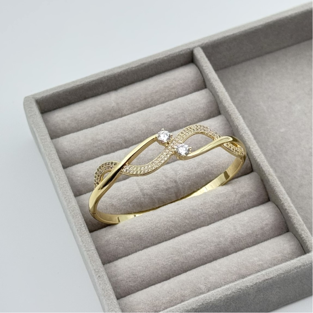 Bratara placata cu aur 18k