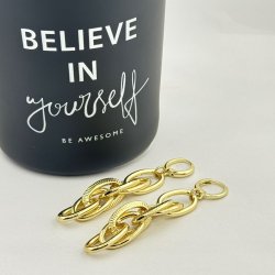 Cercei placati cu aur 18K – CRISSA