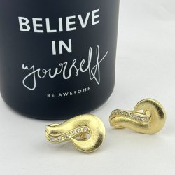 Cercei placati cu aur 18K – CRISSA