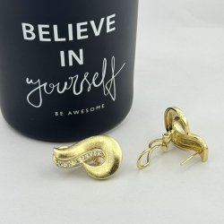 Cercei placati cu aur 18K – CRISSA