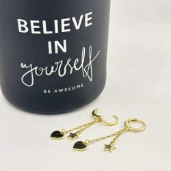 Cercei placati cu aur 18K – CRISSA