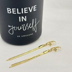 Cercei placati cu aur 18K – CRISSA