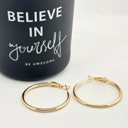 Cercei placati cu aur 18K – CRISSA