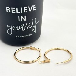 Cercei placati cu aur 18K – CRISSA