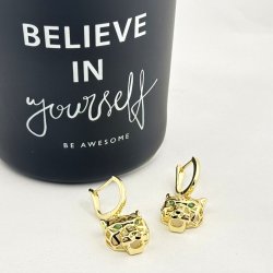 Cercei placati cu aur 18K – CRISSA