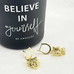 Cercei placati cu aur 18K – CRISSA