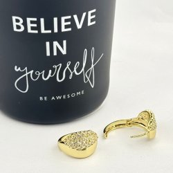 Cercei placati cu aur 18K – CRISSA