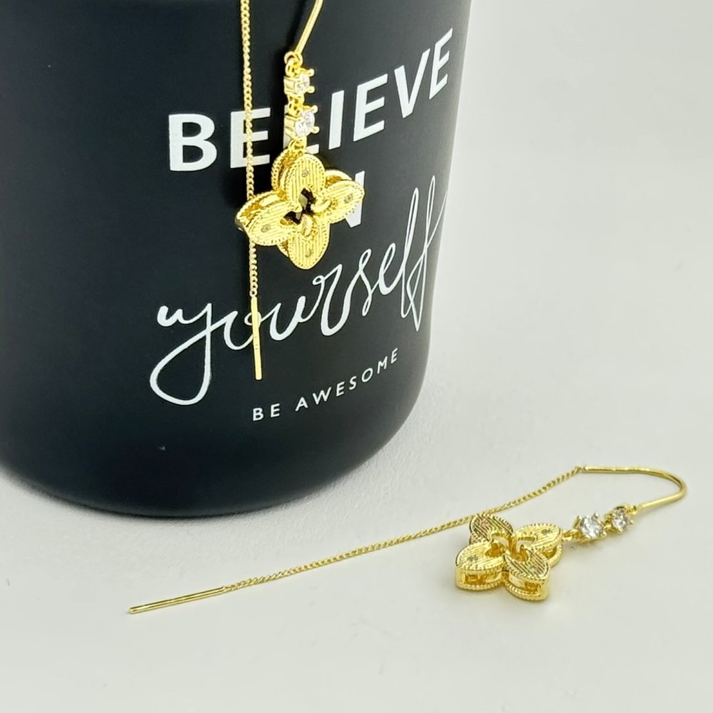 Cercei placati cu aur 18K – CRISSA