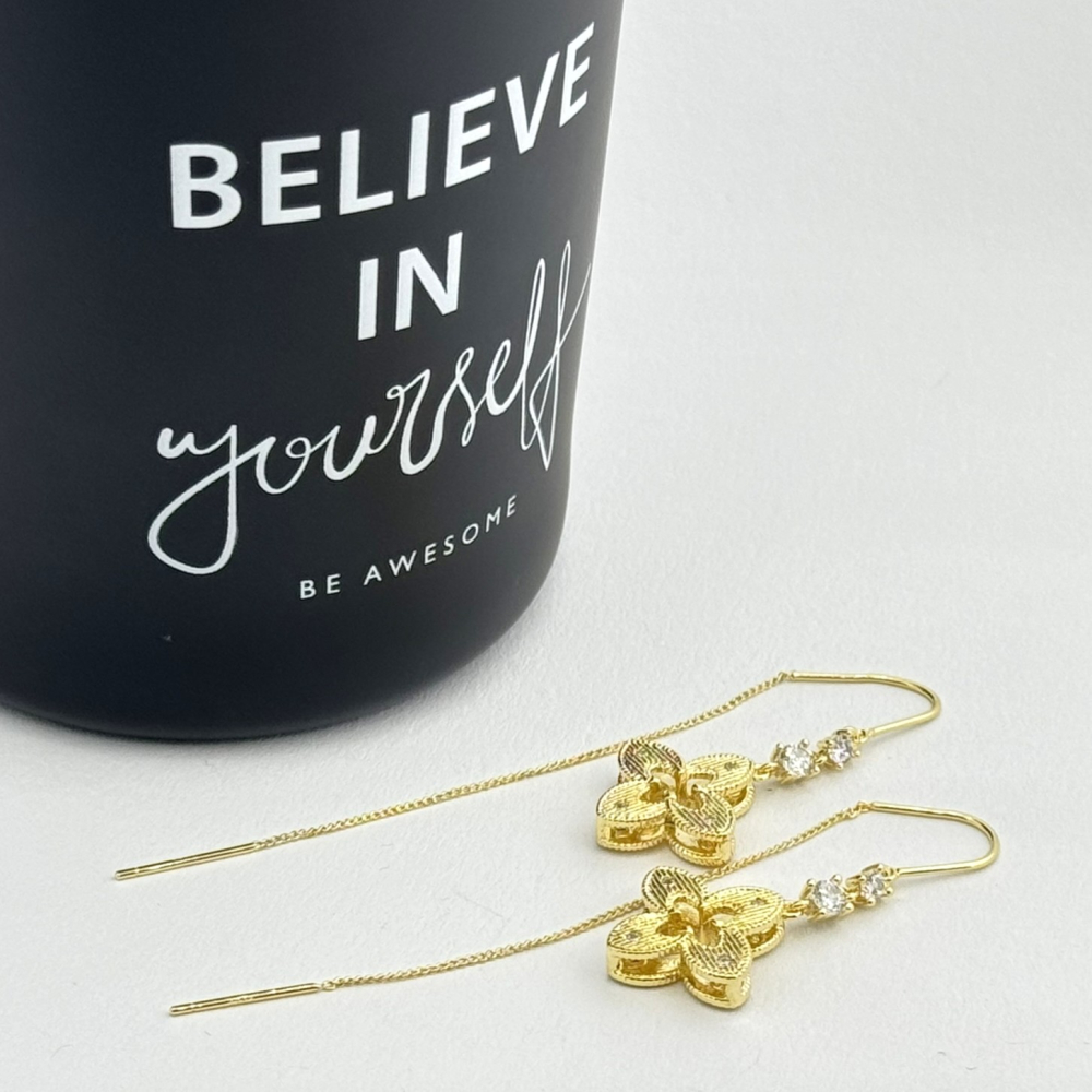 Cercei placati cu aur 18K – CRISSA