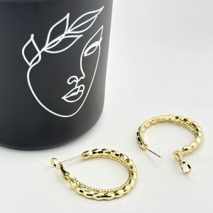 Cercei placati cu aur 18K – CRISSA