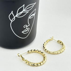 Cercei placati cu aur 18K – CRISSA