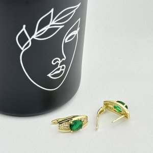 Cercei placati cu aur 18K – CRISSA