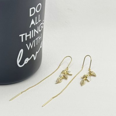 Cercei placati cu aur 18K – CRISSA