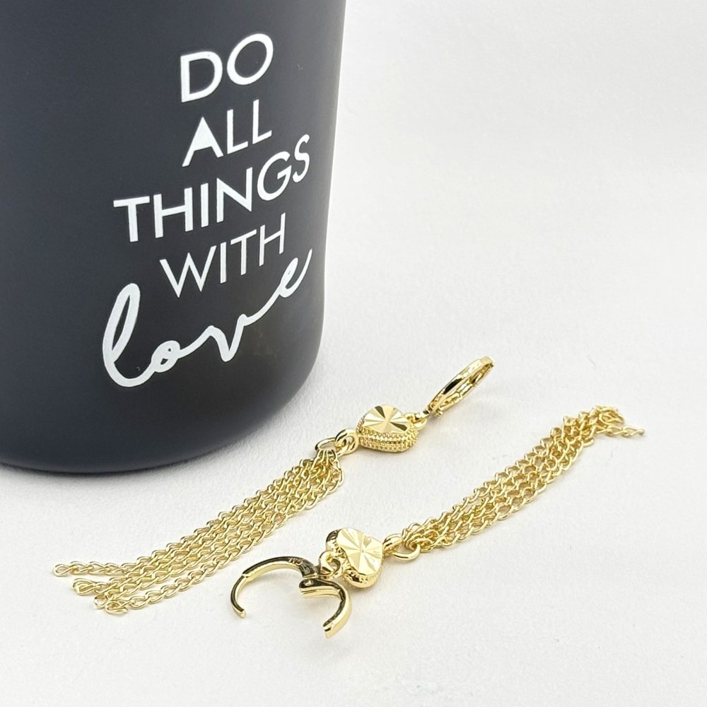 Cercei placati cu aur 18K – CRISSA Cercei placati cu aur 18K – CRISSA