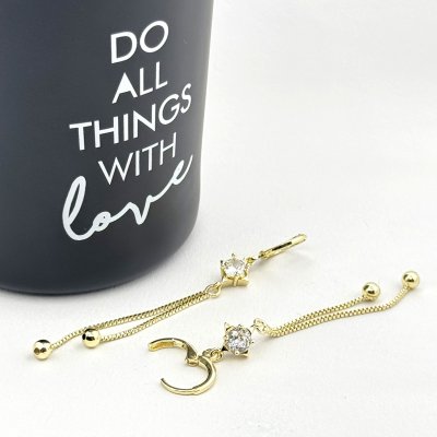 Cercei placati cu aur 18K – CRISSA