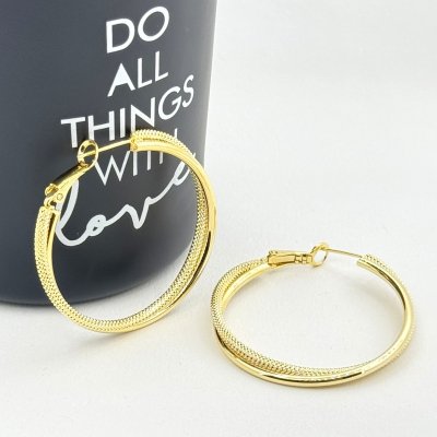 Cercei placati cu aur 18K – CRISSA