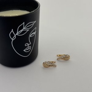 Cercei placati aur 18k aripi de inger