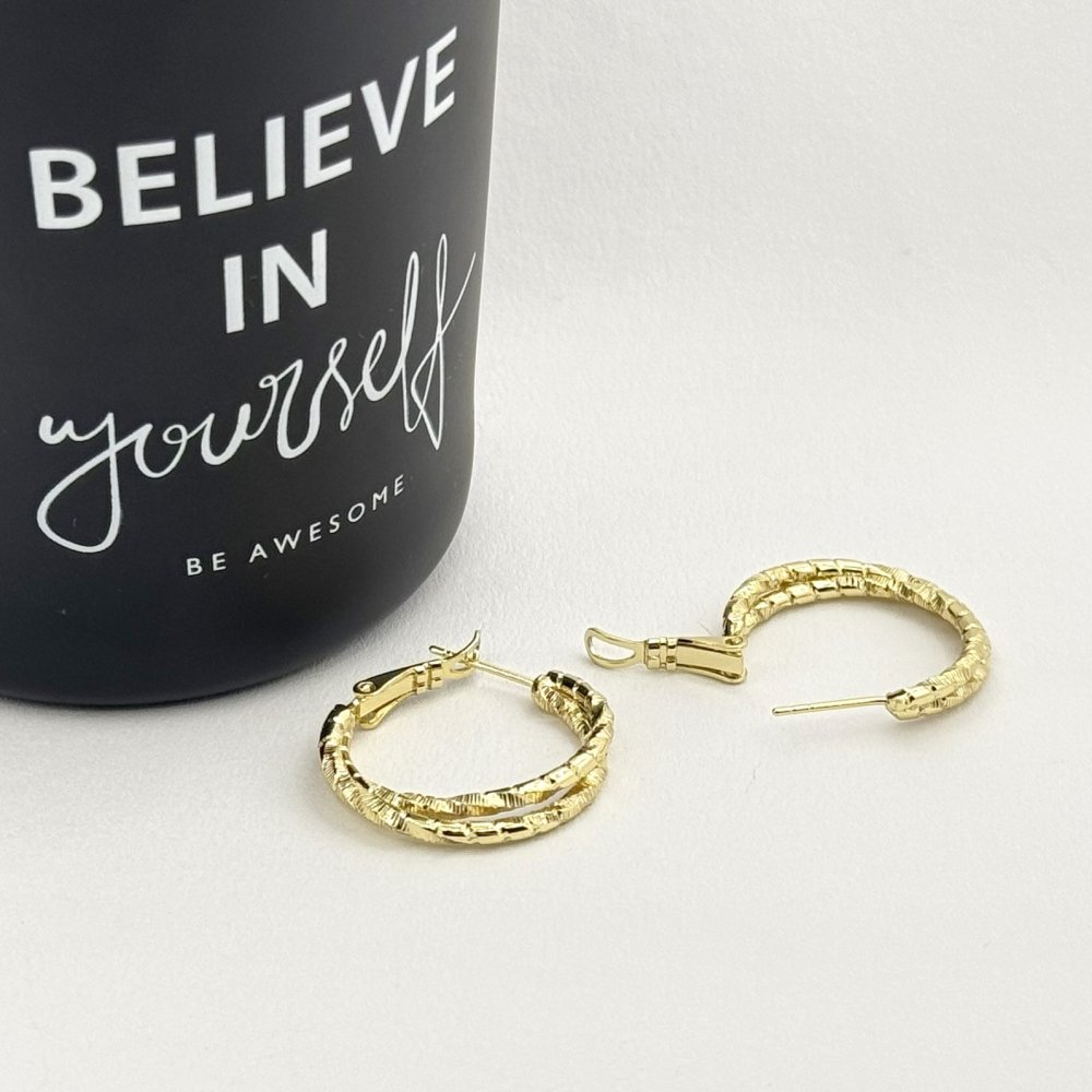 Cercei placati cu aur 18K – CRISSA