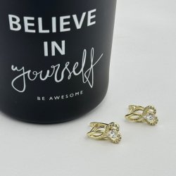 Cercei placati aur 18k