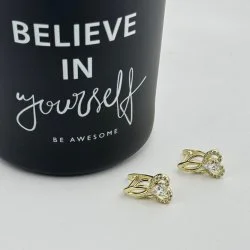 Cercei placati aur 18k