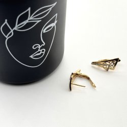 Cercei placati aur 18k