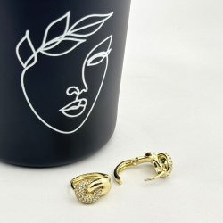 Cercei placati aur 18k