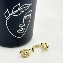 Cercei placati aur 18k