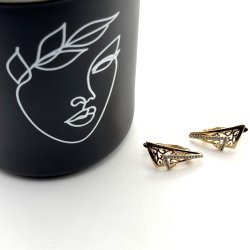 Cercei placati aur 18k